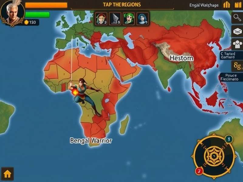 Bengal Warrior Epic gameplay screenshot showing combat